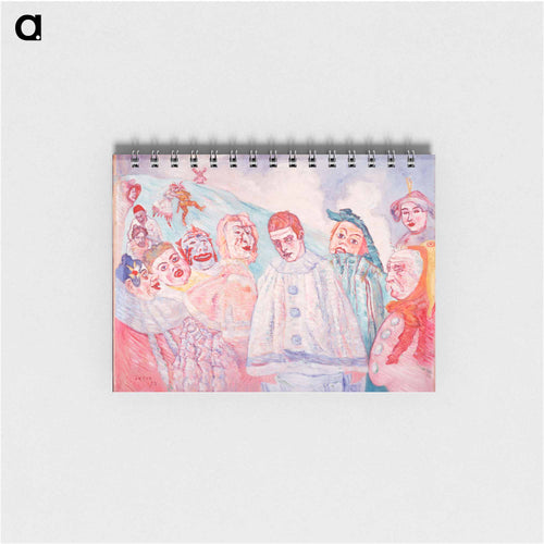 The Despair of Pierrot or Pierrot in Despair (second version) - ジェームズ アンソール Memo.