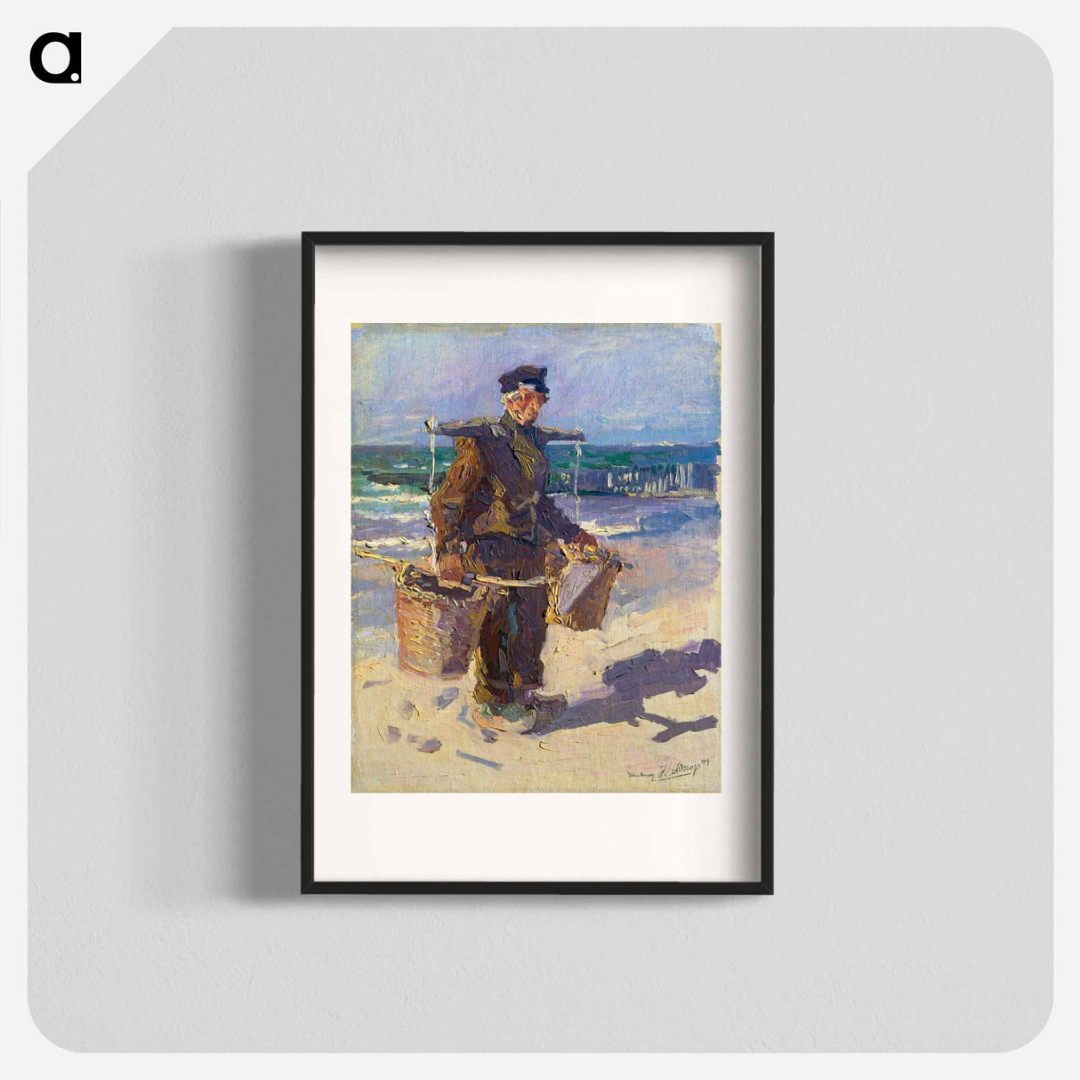 Sailing boats off the coast of Domburg - Jan Toorop Poster.