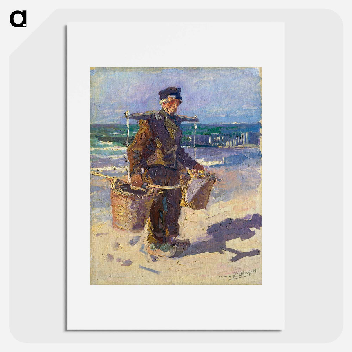 Sailing boats off the coast of Domburg - Jan Toorop Poster.