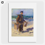 Sailing boats off the coast of Domburg - Jan Toorop Poster.