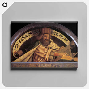 アートパネル-The Prophet Zacharias and the Angel Gabriel - ヤン ファン エイク Canvas.