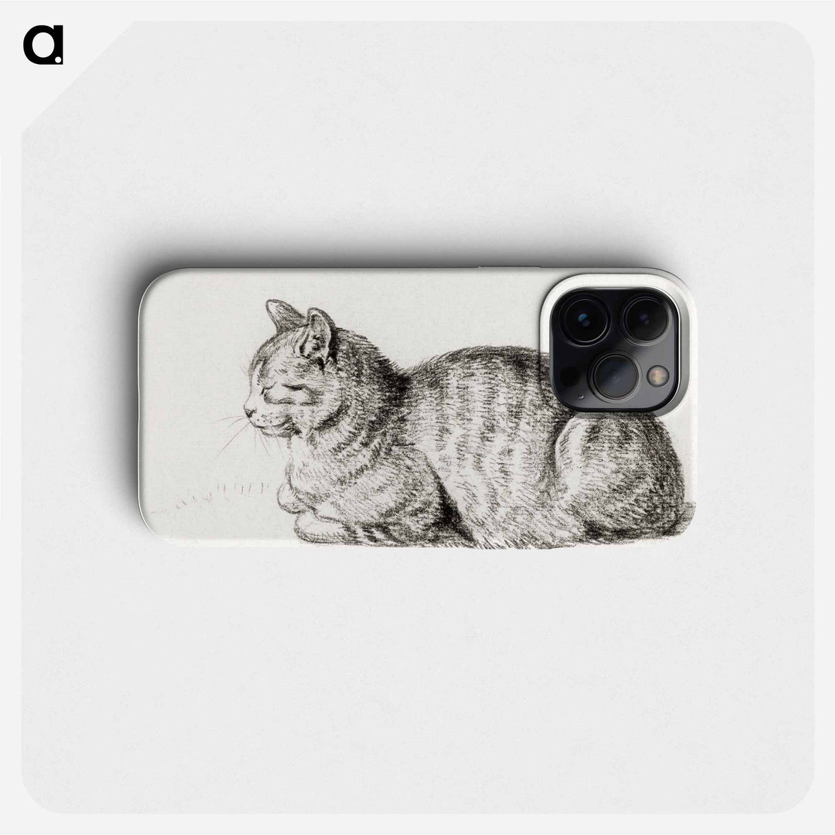 Lying cat - Jean Bernard Phone Case.