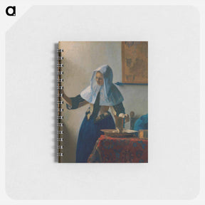 アートメモ帳-Young Woman with a Water Pitcher - ヨハネス フェルメール Memo.