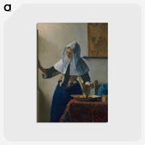 1-35_Johannes-Vermeer_postcard
