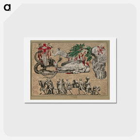 アートポストカード-Victorian Blood Book
 - ジョン ビングリー ガーランド Postcard.
