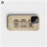 Original designs for the decoration at Boston Library by John Singer Sargent - ジョン シンガー サージェント Phone Case.