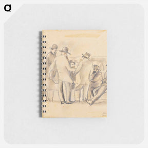 アートメモ帳-Group of Men, New York
 - ジュール パスキン Memo.