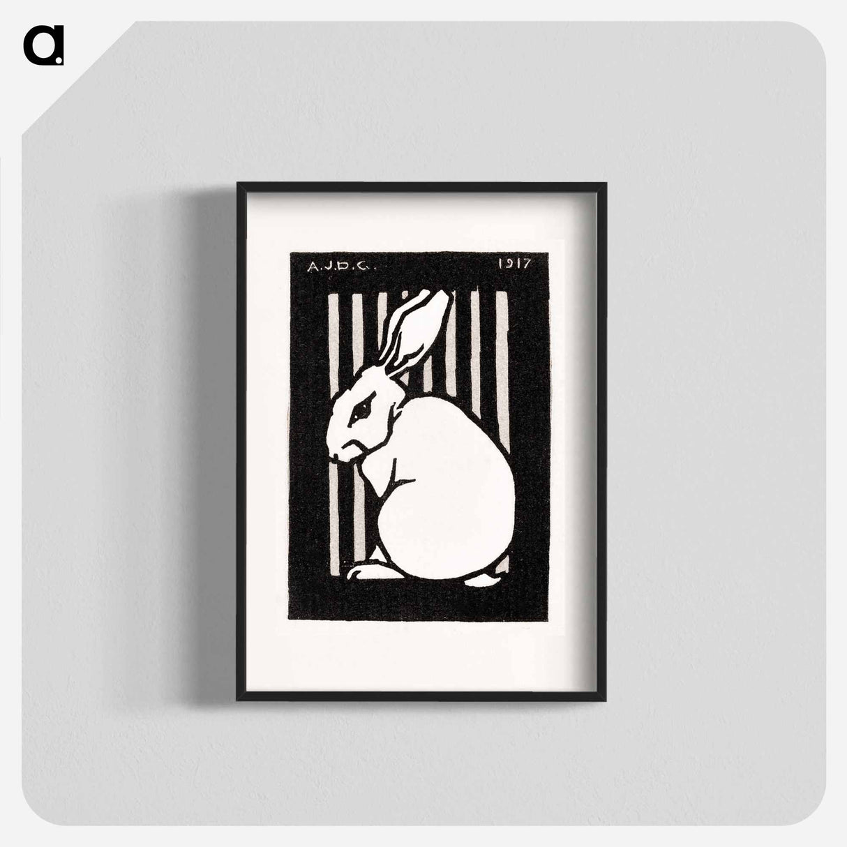 Sitting rabbit - ユリー デ フラーハ Poster.