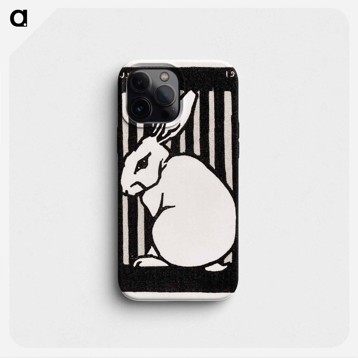 Sitting rabbit - ユリー デ フラーハ Phone Case.