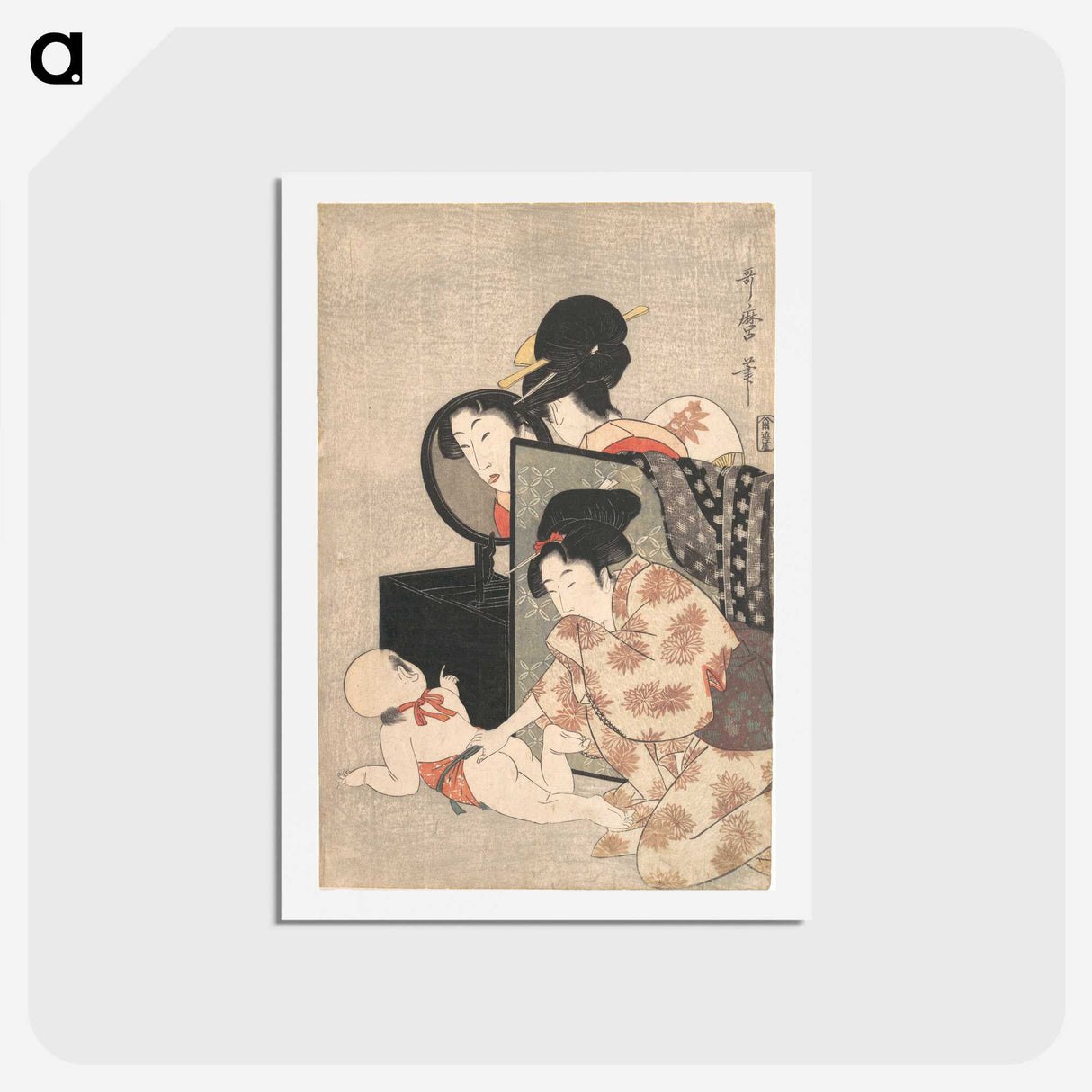 1-35_Kitagawa-Utamaro_hagaki
