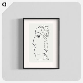 アートポスター-Woman head - レオ ヘステル Poster.