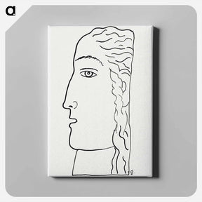 アートパネル-Woman head - レオ ヘステル Canvas.