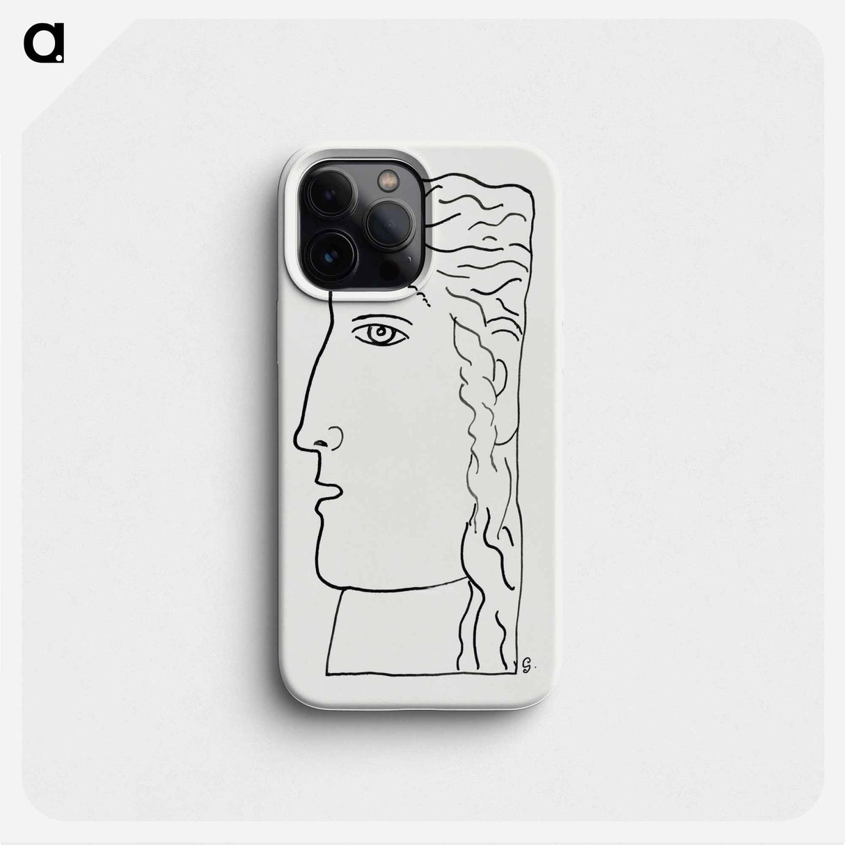 Woman head - Leo Gestell Phone Case.