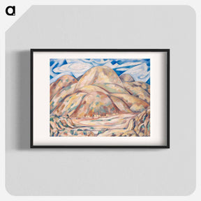 アートポスター-Landscape No. 3, Cash Entry Mines, New Mexico - マースデン ハートリー Poster.