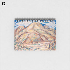 アートメモ帳-Landscape No. 3, Cash Entry Mines, New Mexico - マースデン ハートリー Memo.