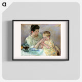 Mother Feeding Child - Mary Cassatt Poster.