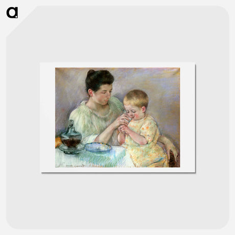 アートポストカード-Mother Feeding Child - メアリー カサット Postcard.