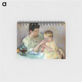 アートメモ帳-Mother Feeding Child - メアリー カサット Memo.