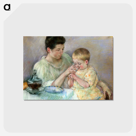 アートポストカード-Mother Feeding Child - メアリー カサット Postcard.