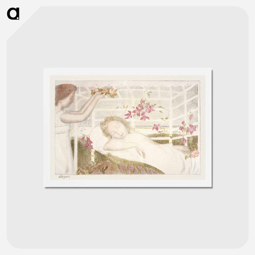 Allegory - モーリス ドニ Postcard.