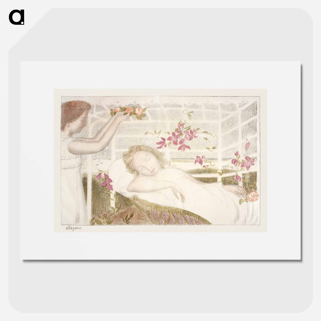 Allegory - Maurice Denis Poster.