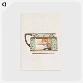 アートポストカード-Sugar Bowl Design
 - ノリタケ工場 Postcard.