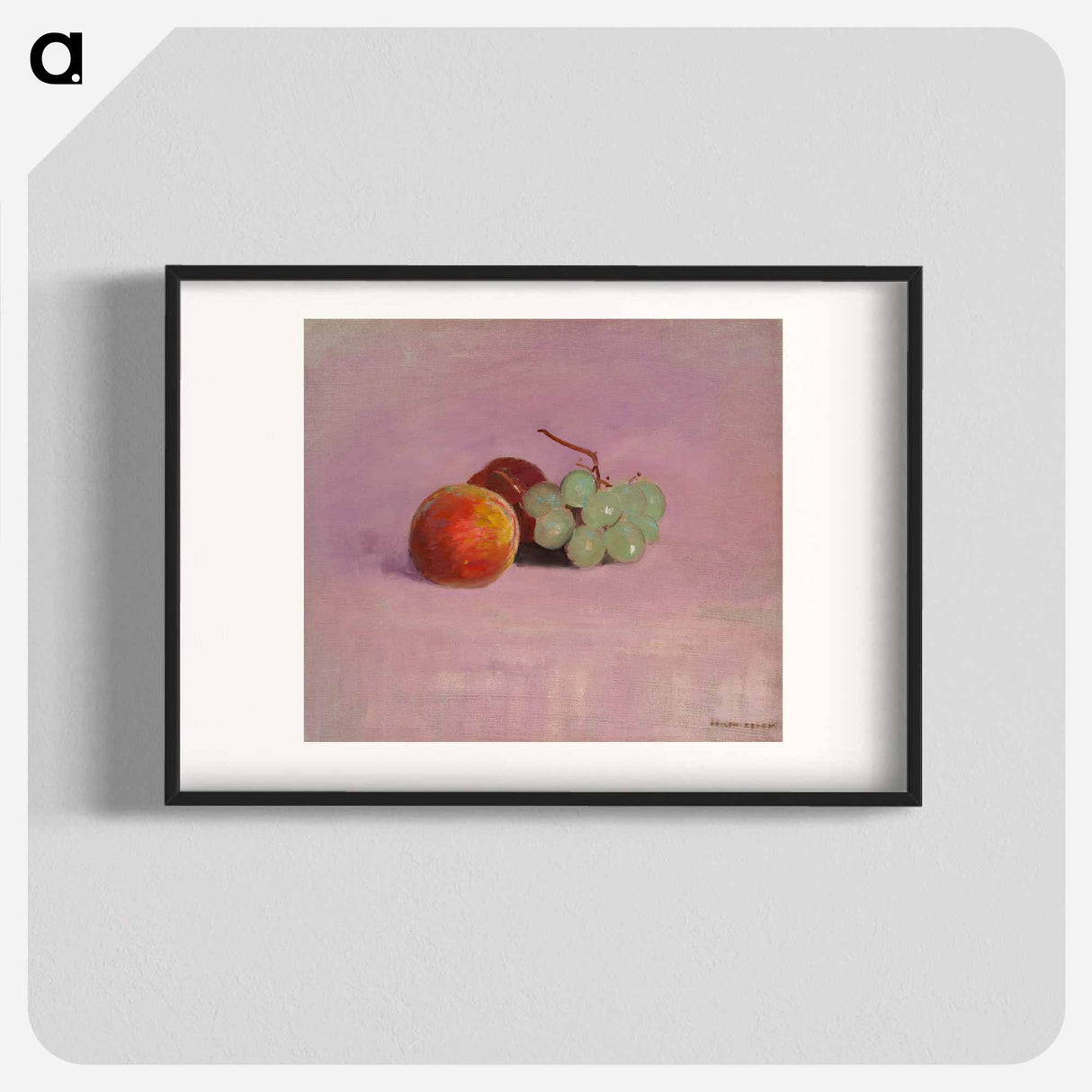 Still Life with Fruit - オディロン ルドン Poster.