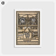 アートポストカード-Design for a bookplate for Kenneth Fitzpatrick Mackenzie - ポール ナッシュ Postcard.