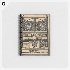 アートメモ帳-Design for a bookplate for Kenneth Fitzpatrick Mackenzie - ポール ナッシュ Memo.