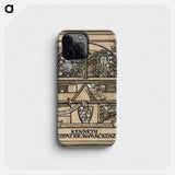 Design for a bookplate for Kenneth Fitzpatrick Mackenzie - Paul Nash Phone Case.