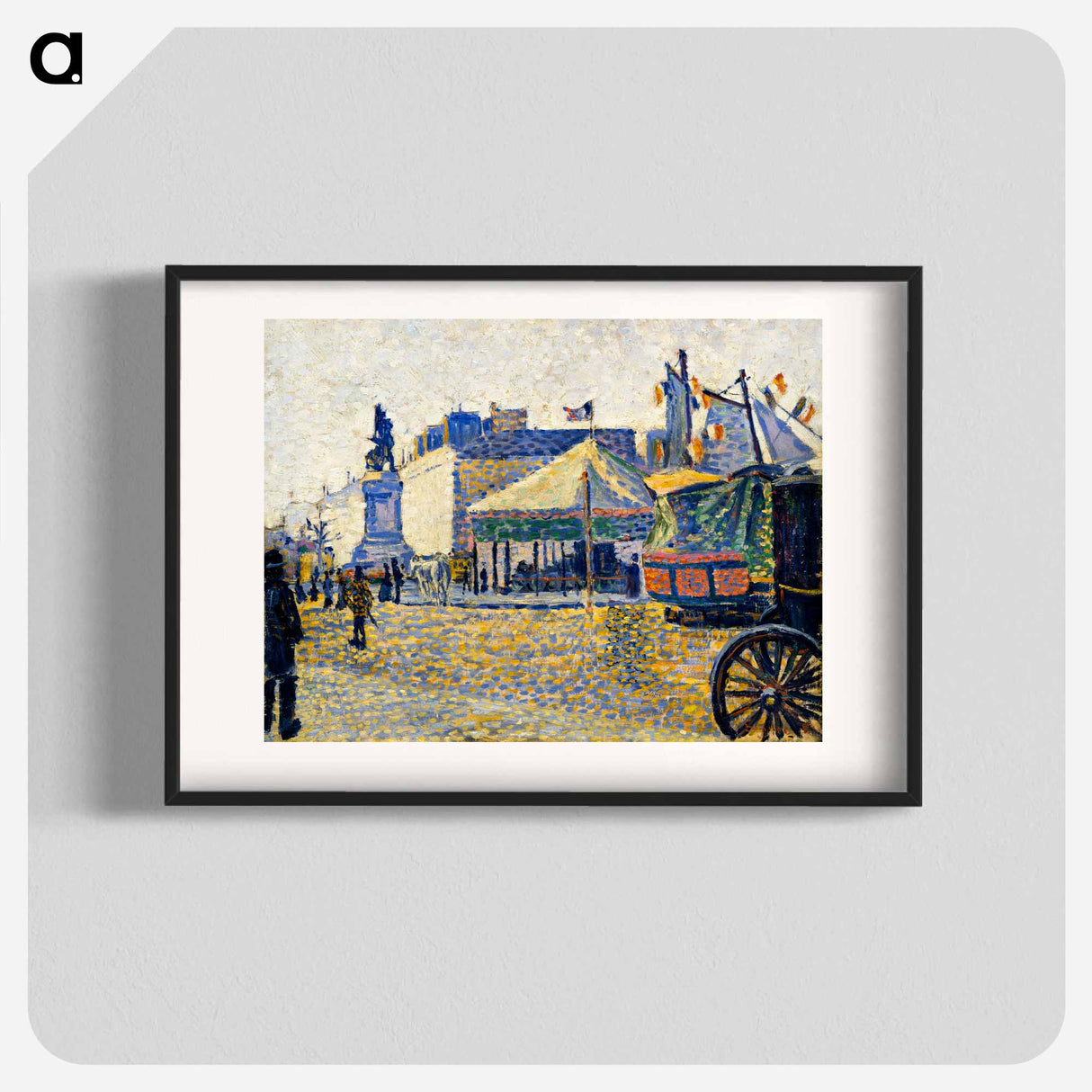 Place de Clichy - Paul Signac Poster.