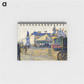 アートメモ帳-Place de Clichy - ポール シニャック Memo.