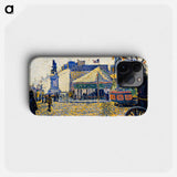 Place de Clichy - ポール シニャック Phone Case.