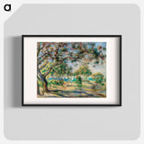 Bois de la Chaise (Paysage) - Pierre-Auguste Renoir Poster.