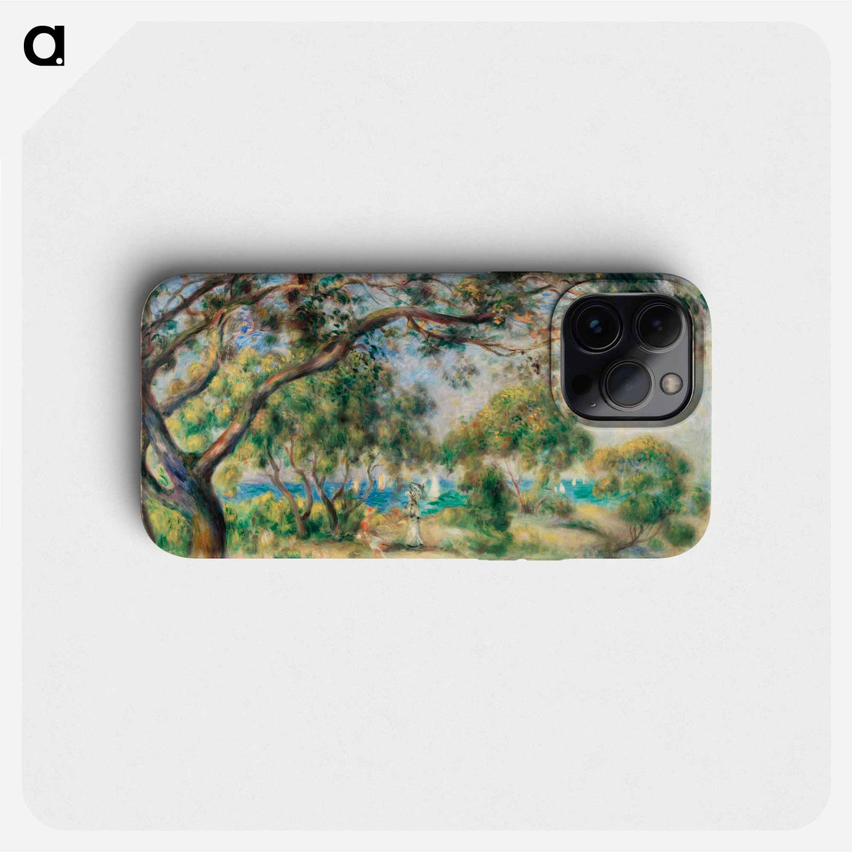 Bois de la Chaise (Paysage) - ピエール オーギュスト ルノワール Phone Case.