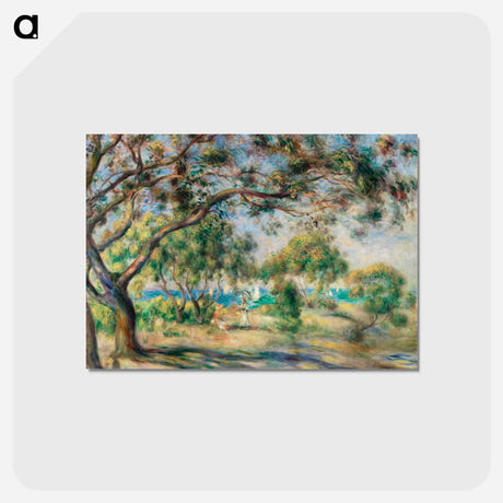 アートポストカード-Bois de la Chaise (Paysage) - ピエール オーギュスト ルノワール Postcard.