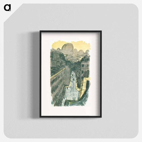 Street Seen from Above
 - ピエール ボナール Poster.