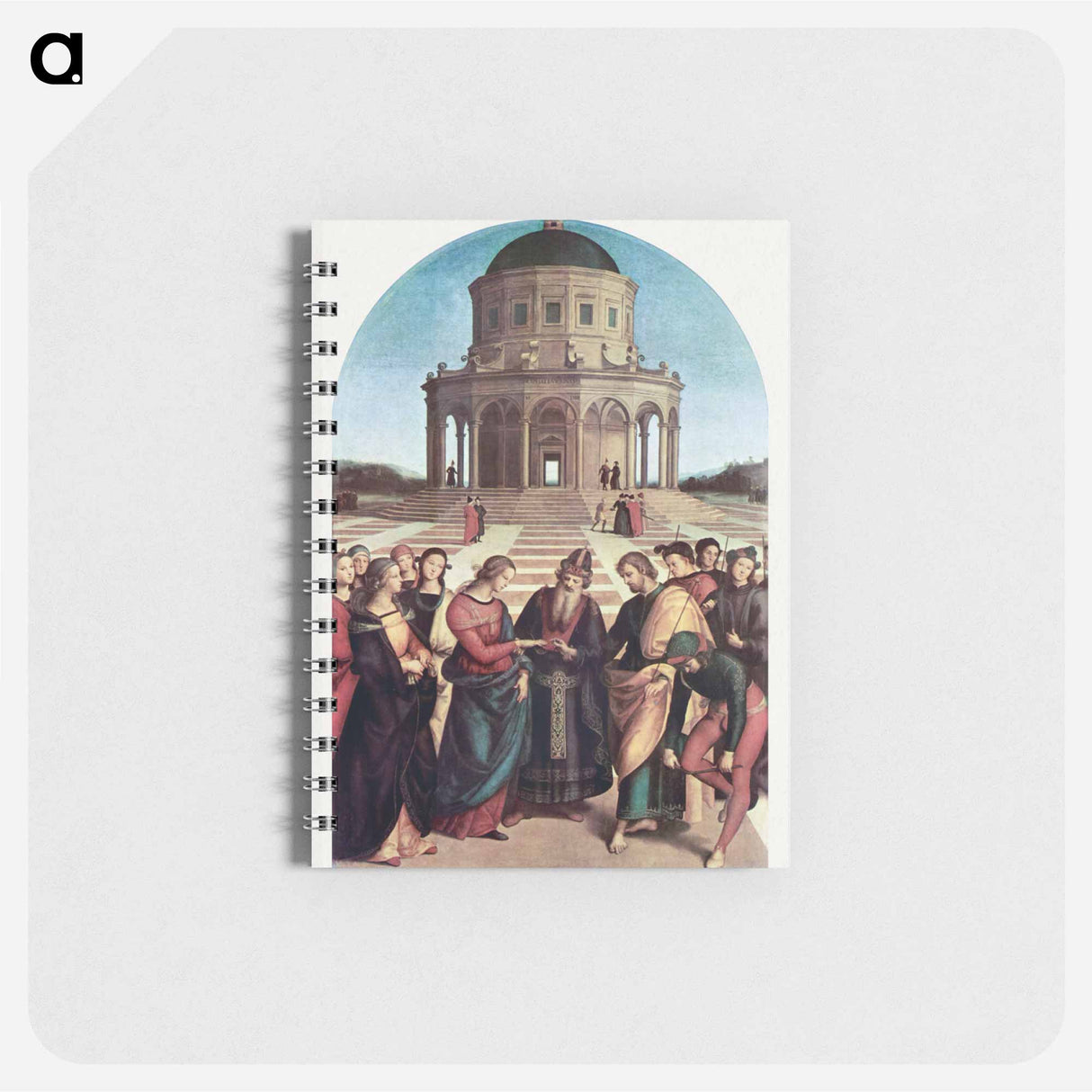 The Marriage of the Virgin - ラファエロ サンティ Memo.