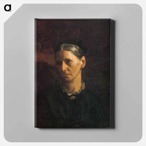 アートパネル-Portrait of Mrs. James W. Crowell - トーマス エイキンズ Canvas.