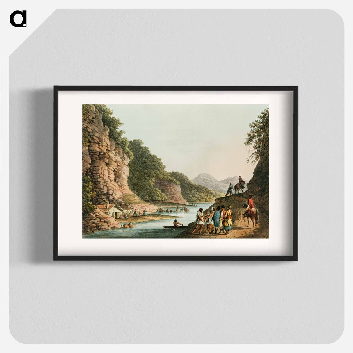 View on the Aluta - View of the Ottoman Empire Poster.