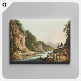 View on the Aluta - View of the Ottoman Empire Canvas.