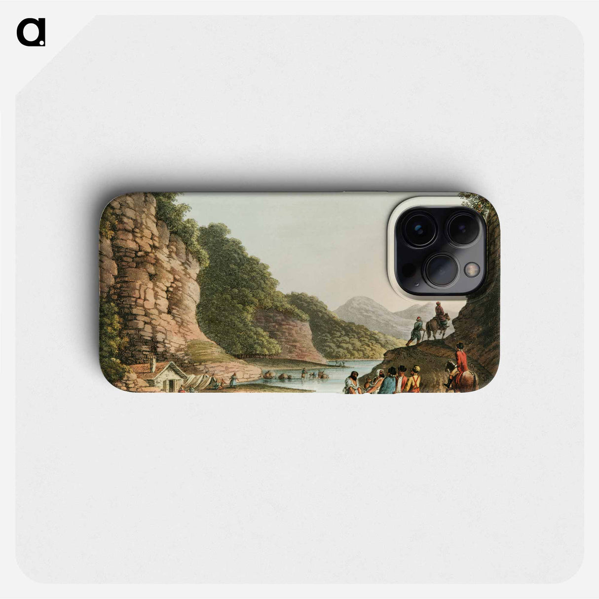 View on the Aluta - View of the Ottoman Empire Phone Case.