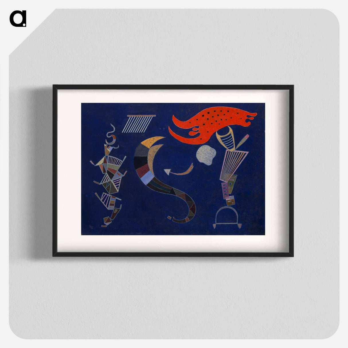 La flèche - Wassily Kandinsky Poster.