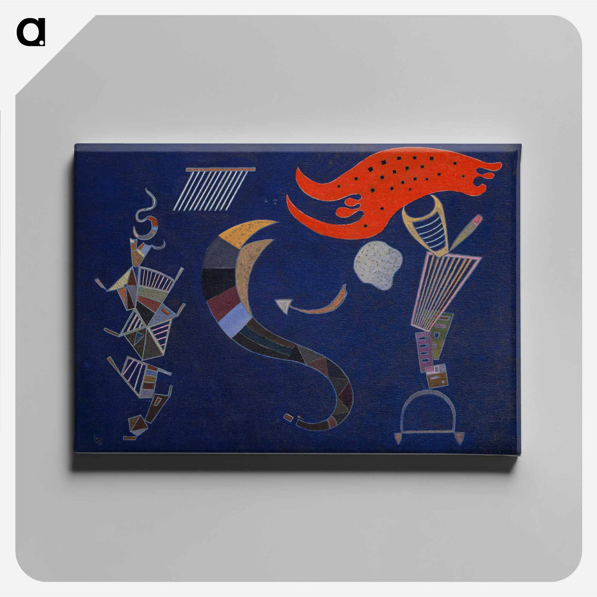 La flèche - Wassily Kandinsky Canvas.