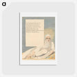 アートポストカード-Young's Night Thoughts, Page 63, This King of Terrors Is the Prince of Peace - ウィリアム ブレイク Postcard.