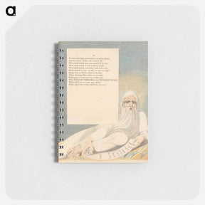 アートメモ帳-Young's Night Thoughts, Page 63, This King of Terrors Is the Prince of Peace - ウィリアム ブレイク Memo.