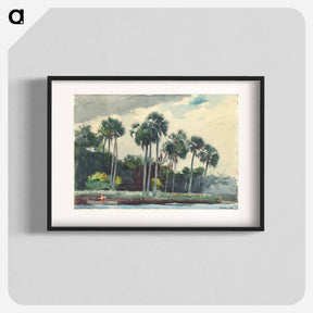 アートポスター-Red Shirt, Homosassa, Florida - ウィンスロー ホーマー Poster.