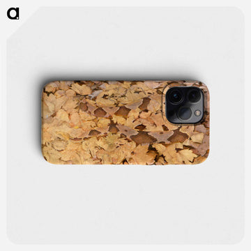 Copperhead Snake on Dead Leaves - アボット ハンダーソン セイヤー Phone Case.