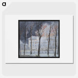 The fire in the house of the French Ambassador in The Hague - アールト シューマン Poster.