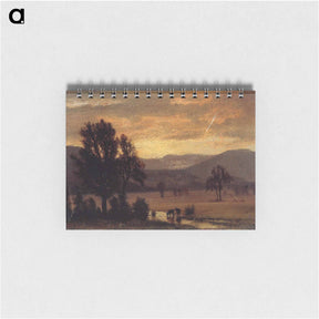 アートメモ帳-Landscape with Cattle - アルバート ビアスタット Memo.